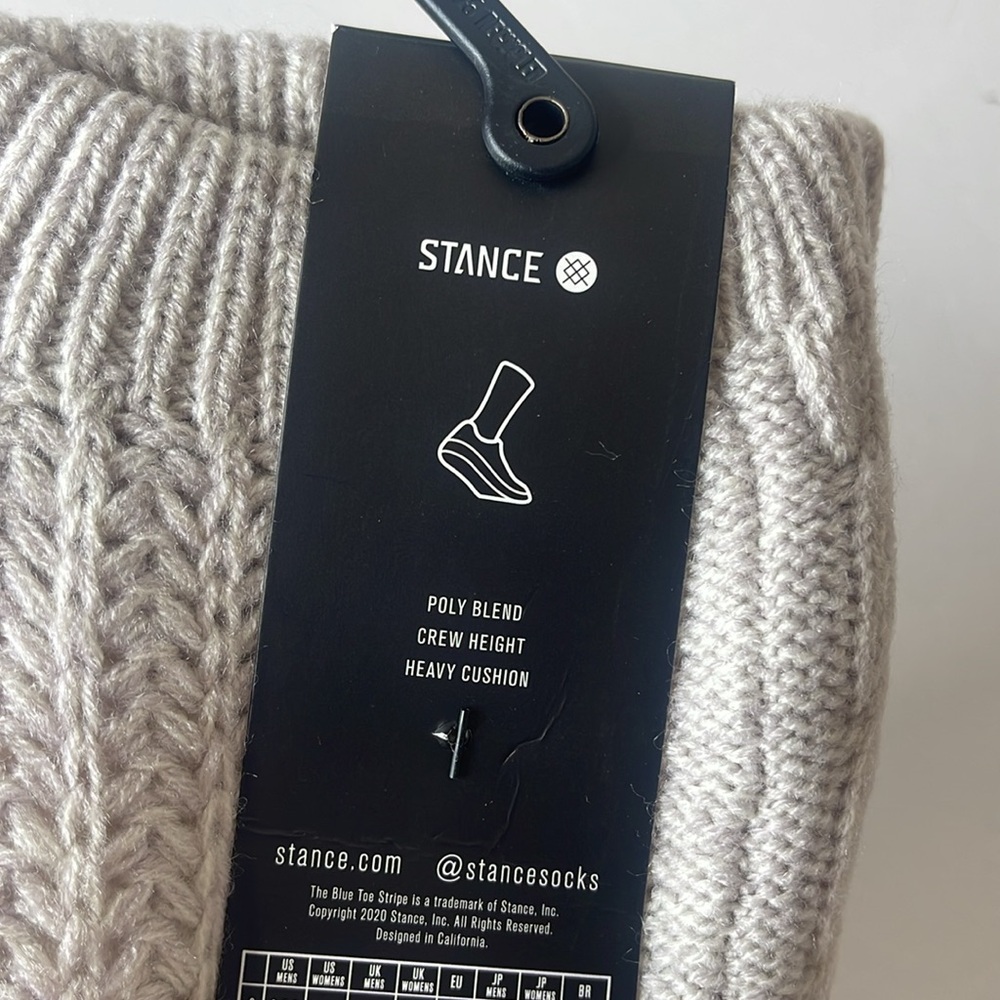 Stance Janelle Slipper Socks Canvas / Tan Large - Picture 7 of 8